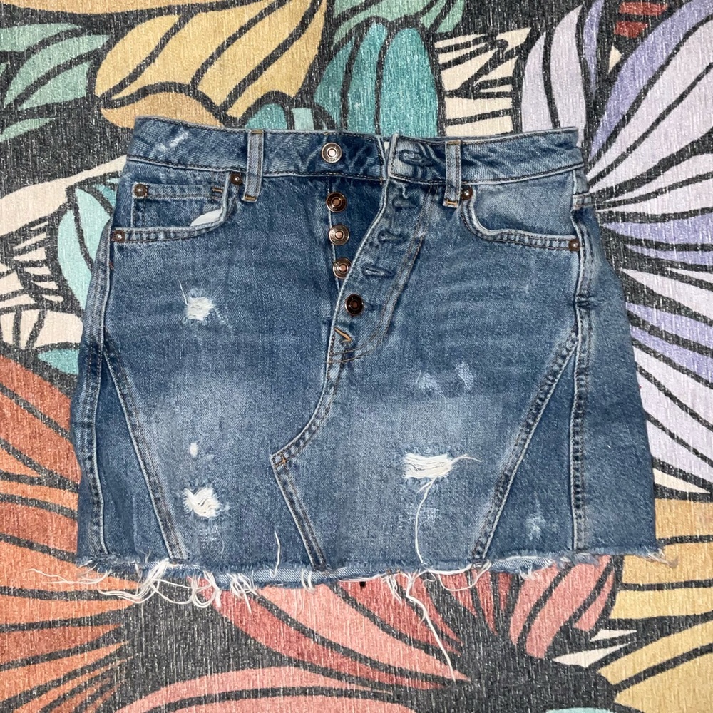We The Free Denim Skirt